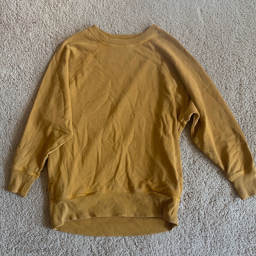 Yellow sweatshirt from Aerie